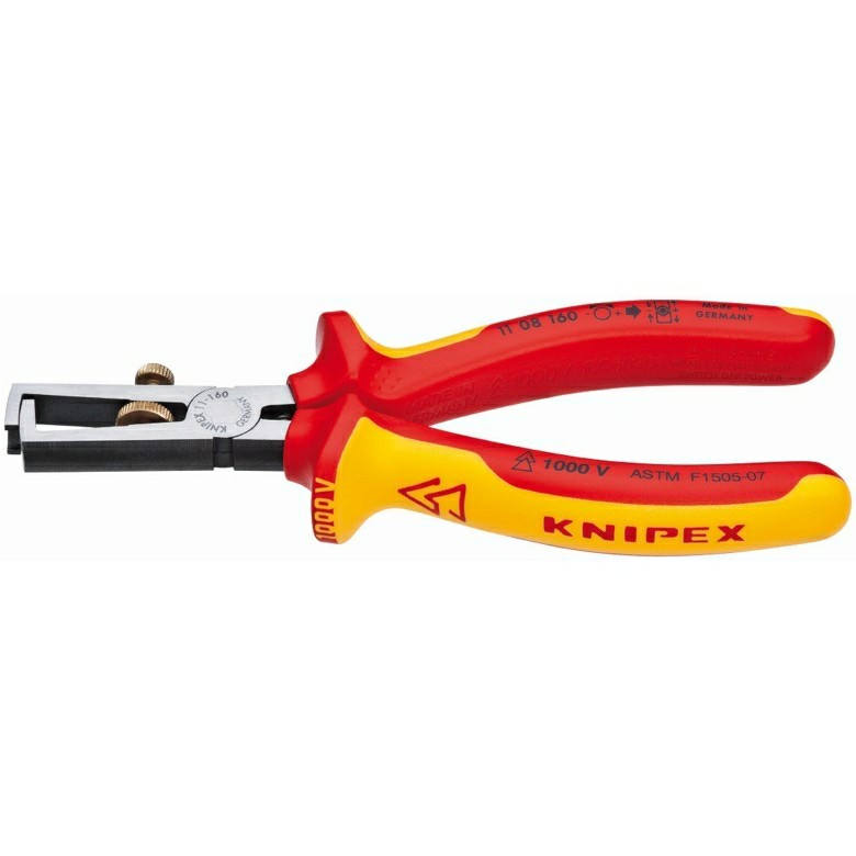 11 08 160 Sba 6-1/4 In. 1000V Insulated End-Type Wire Stripper Electrical / Wiring Tools