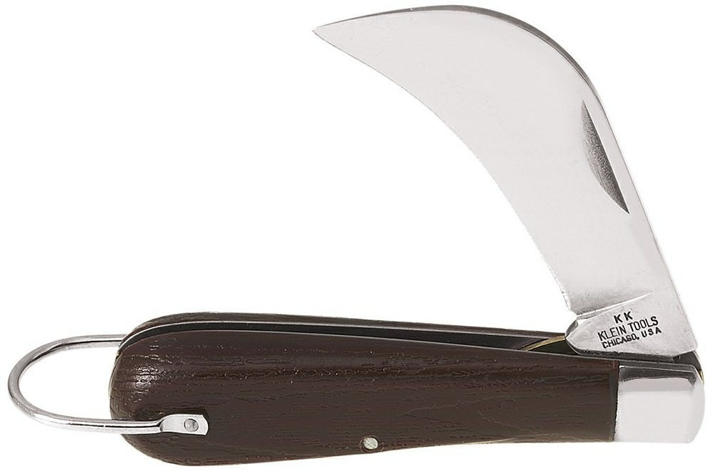 1550-4 Pocket Knife Carbon Steel 2-5/8″ Sheepfoot Slitting Blade Hand Tools