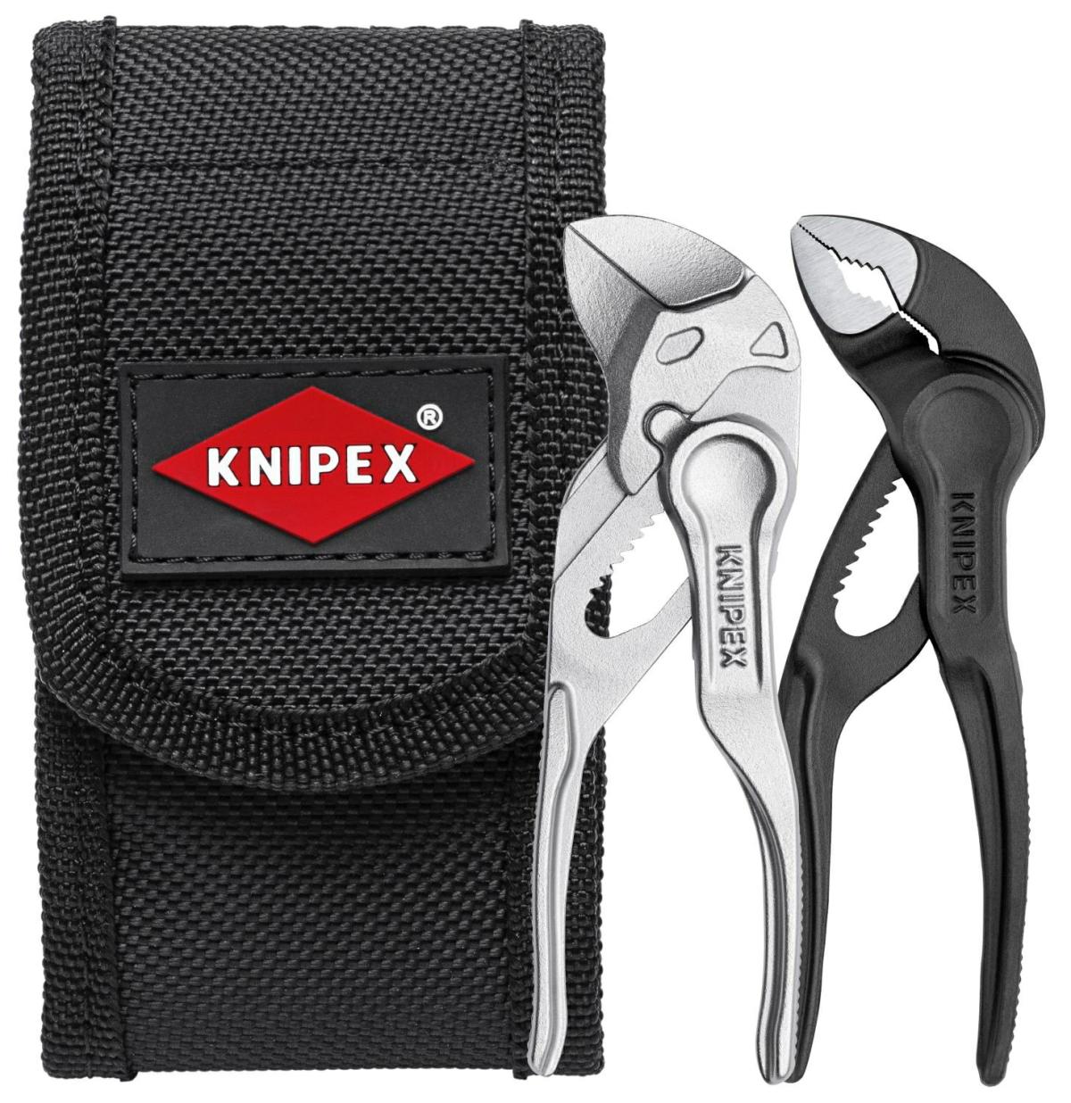 2-Piece Mini Pliers Set Xs In Belt Pouch Hand Tools