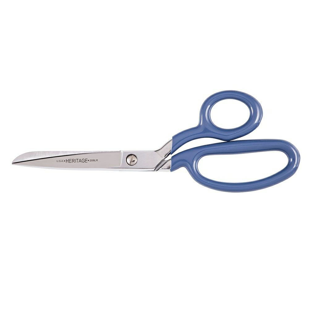 208Lr-Blu-P Bent Trimmer W/Large Ring, Blue Coating, 8-Inch Hand Tools