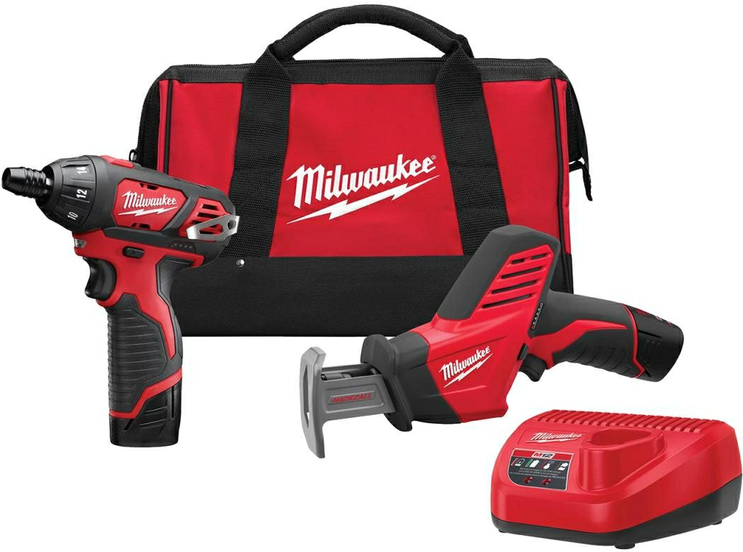 2490-22 M12 Cordless 2-Tool Combo Kit Combo Kits