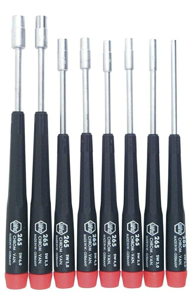 26590 Precision Metric Nut Driver 8 Piece Set Fastening