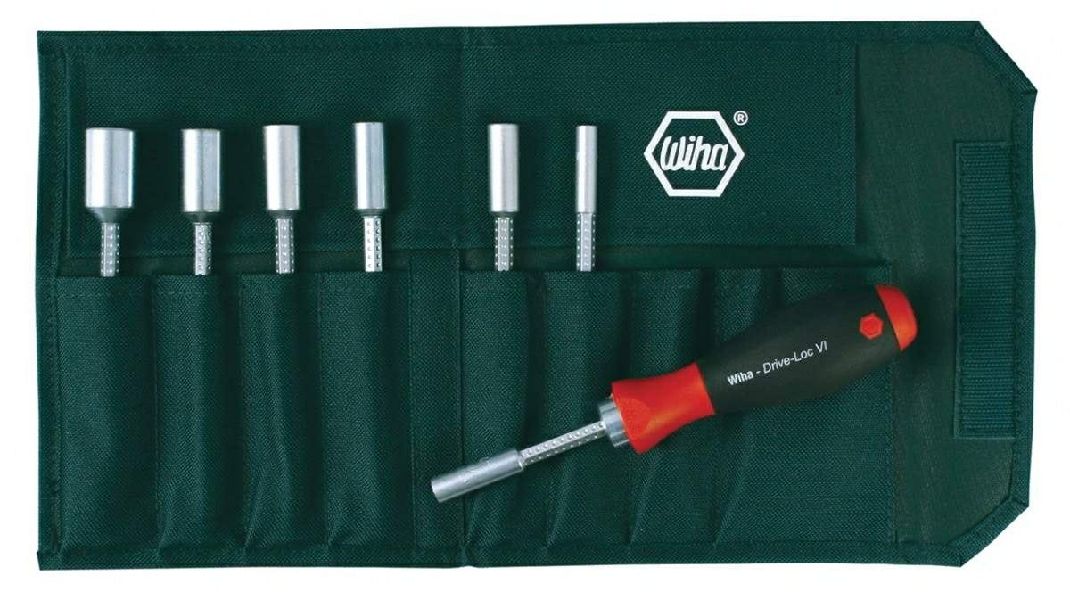 28196 Drive-Loc Inch Nut Drivers In Pouch 8 Piece Set Fastening