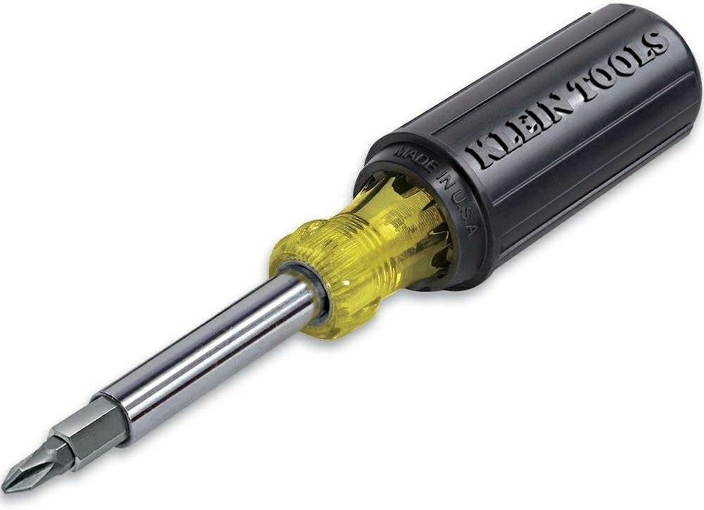 32500 Multi-Bit Screwdriver / Nut Driver, 11-In-1, Ph, Sl, Sq, Torx Bits Fastening