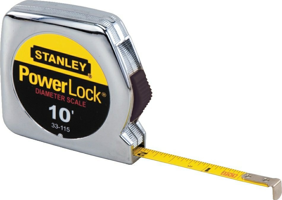 33-115 10′ X 1/4″ Powerlockpocket Tape Rule With Diameter Scale Hand Tools