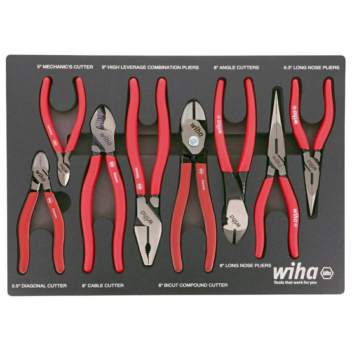 34682 8-Piece Classic Grip Pliers & Cutters Set Hand Tools