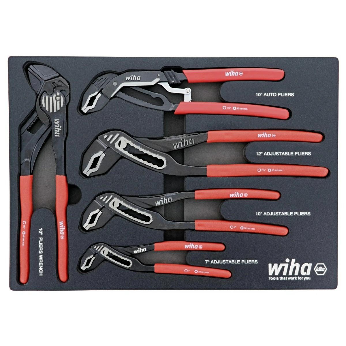 34691 5-Piece Classic Grip V-Jaw Tongue & Groove Pliers Set Hand Tools