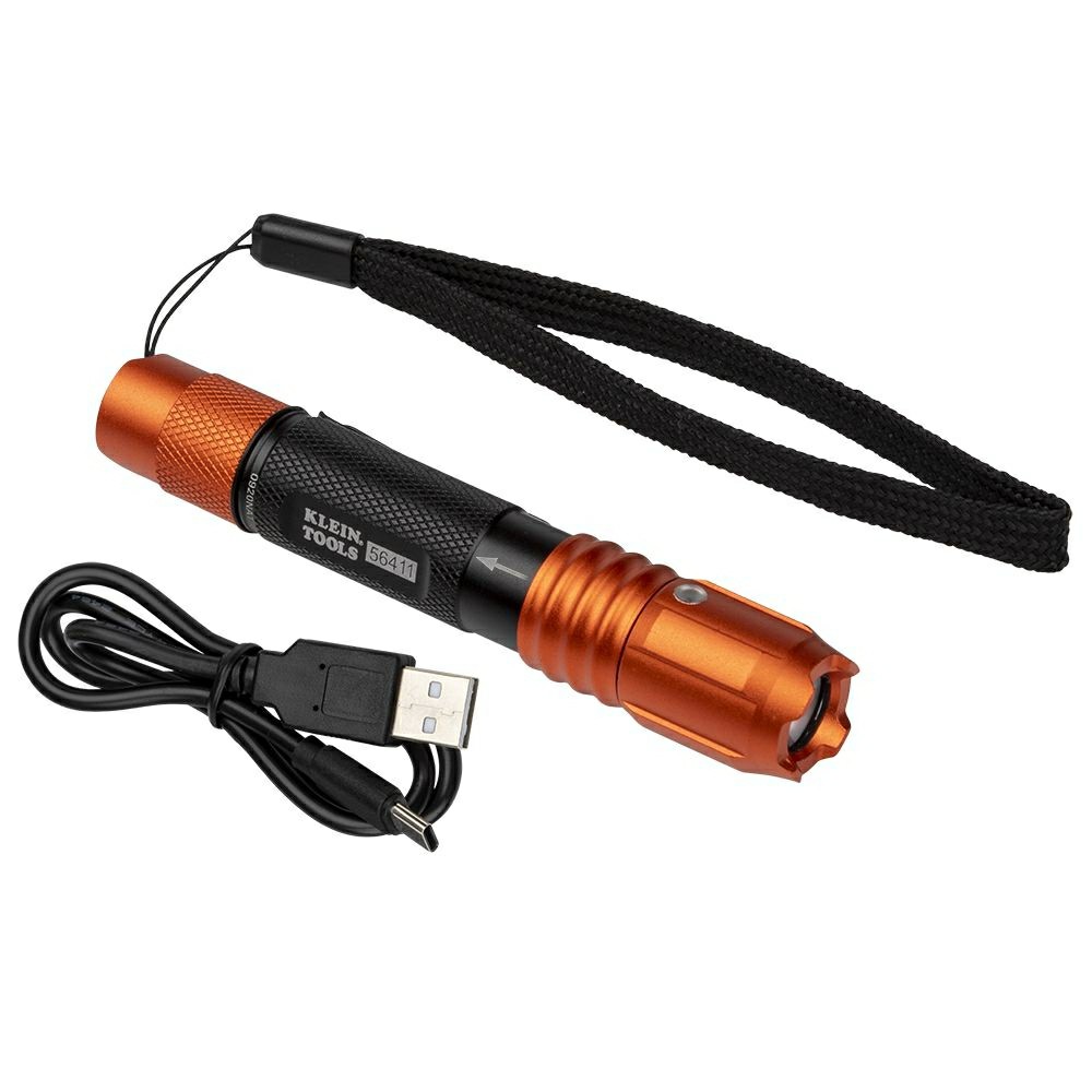 56411 Rechargeable Waterproof Led Pocket Light With Lanyard Hand Tools