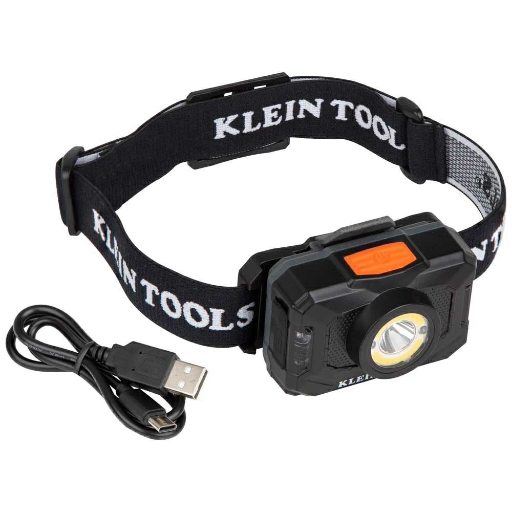 56414 Rechargeable 2-Color Led Headlamp With Adjustable Strap Hand Tools