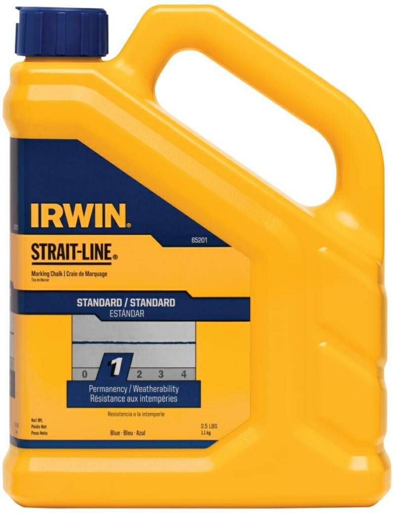 65201 Strait-Line Blue Standard Chalk 2.5-Lb. Hand Tools