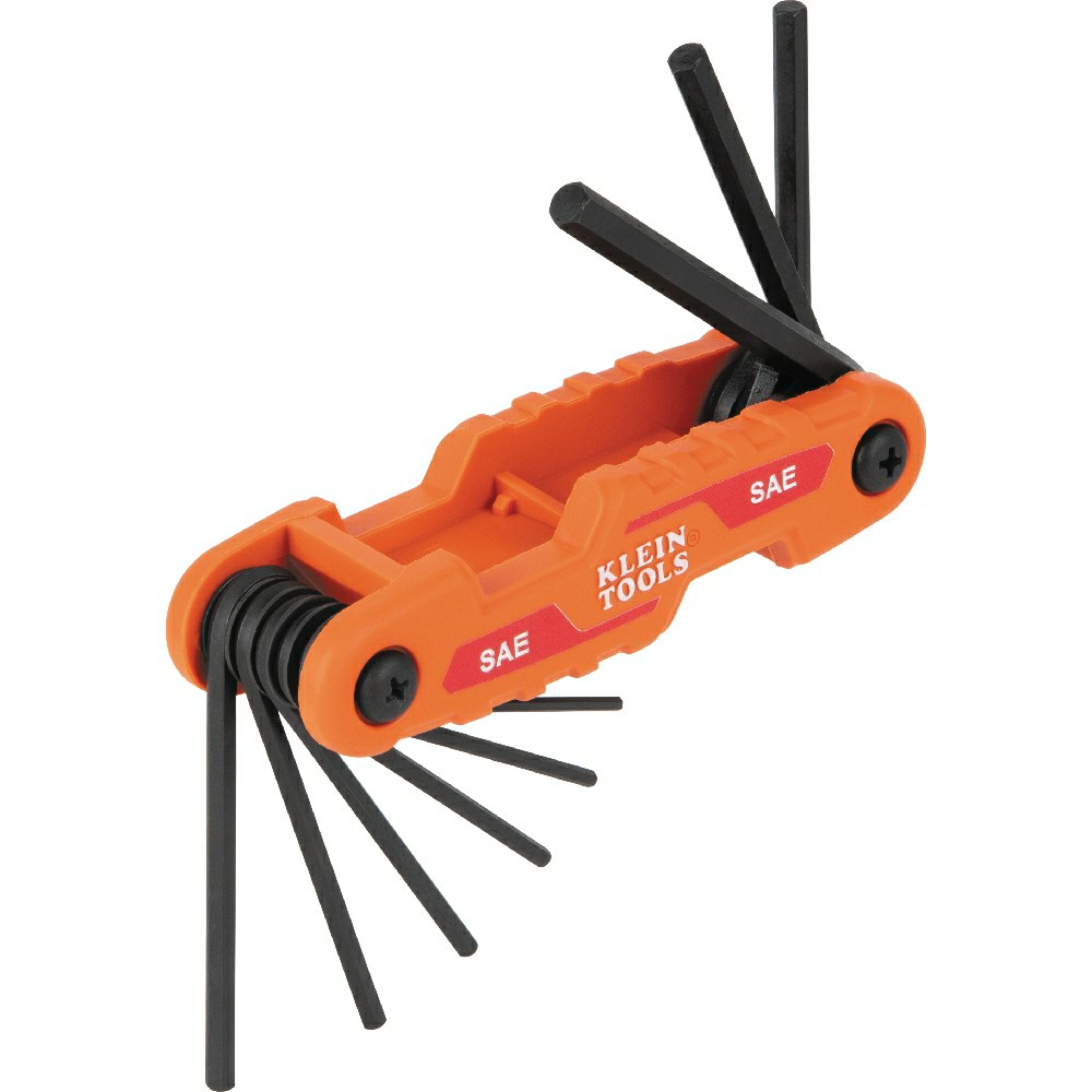 70540 Compact Folding Hex Key Set, Sae Fastening