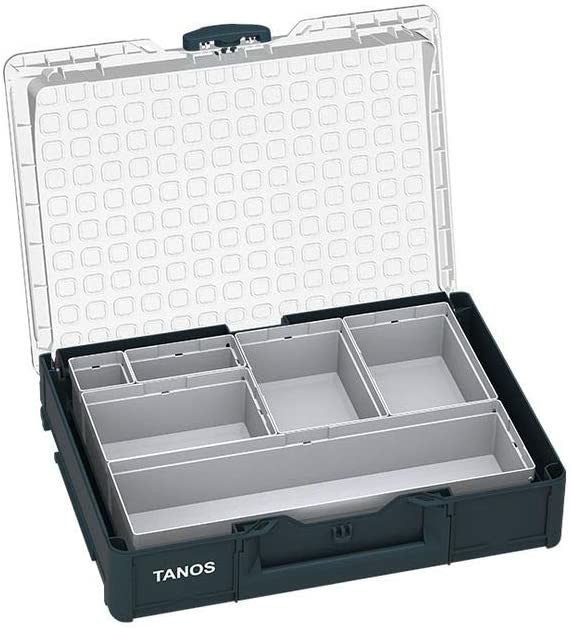 83500006 Systainer3 Organizer M 89, Anthracite With 6 Insert Boxes Tool Boxes