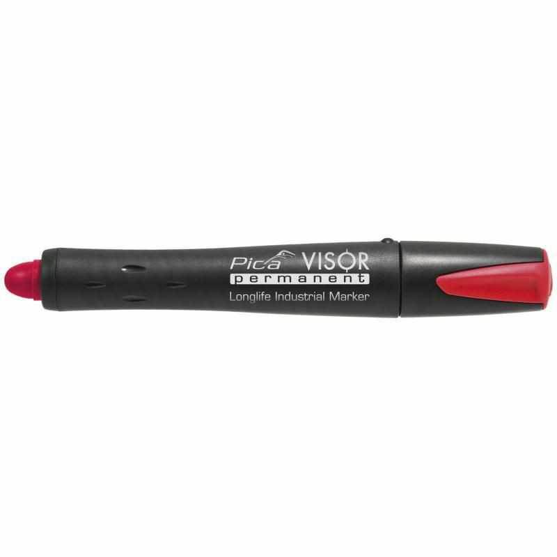 990/40 Visor Luminescent Permanent Marker, Red Hand Tools