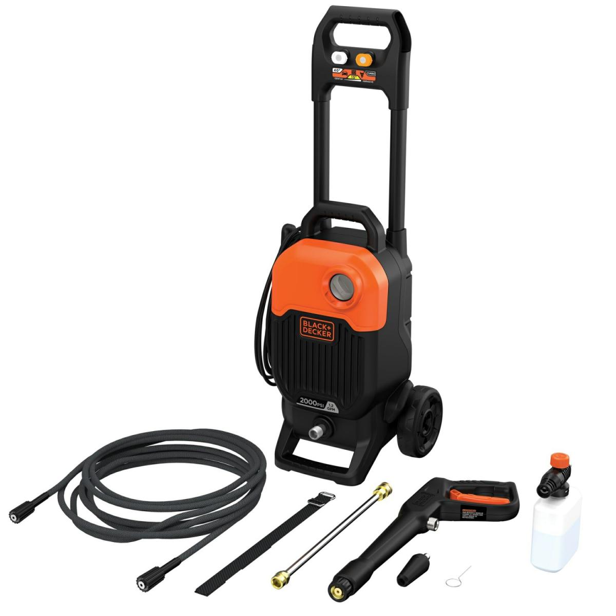 Bepw2000 2000 Psi 1.2 Gpm Cold Water Electric Pressure Washer Outdoor Equipment