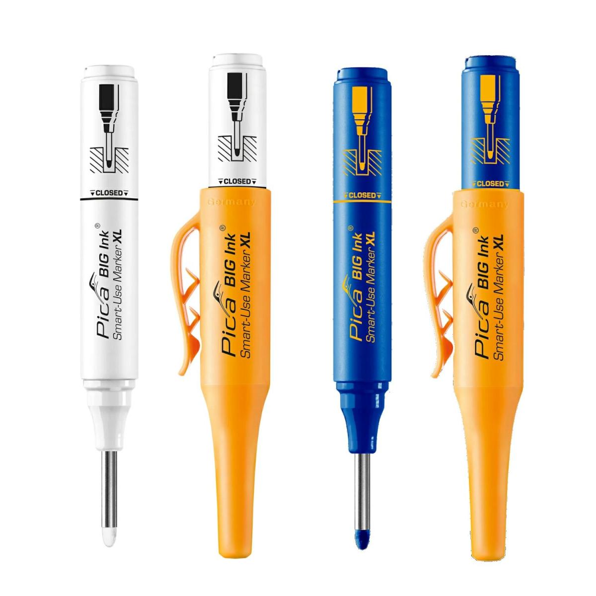 Big Ink Smart-Use Marker Xl 2-Piece Set (Blue, White) Hand Tools