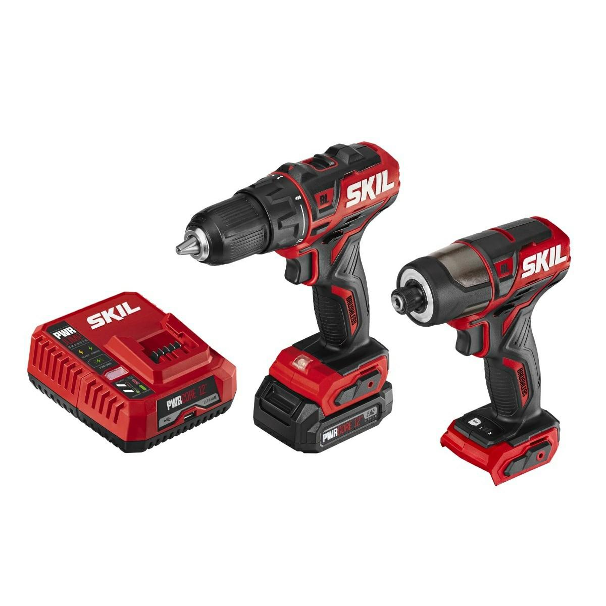 Cb742901 Pwr Core 12 Brushless 12V Drill Driver & Impact Driver Kit Combo Kits