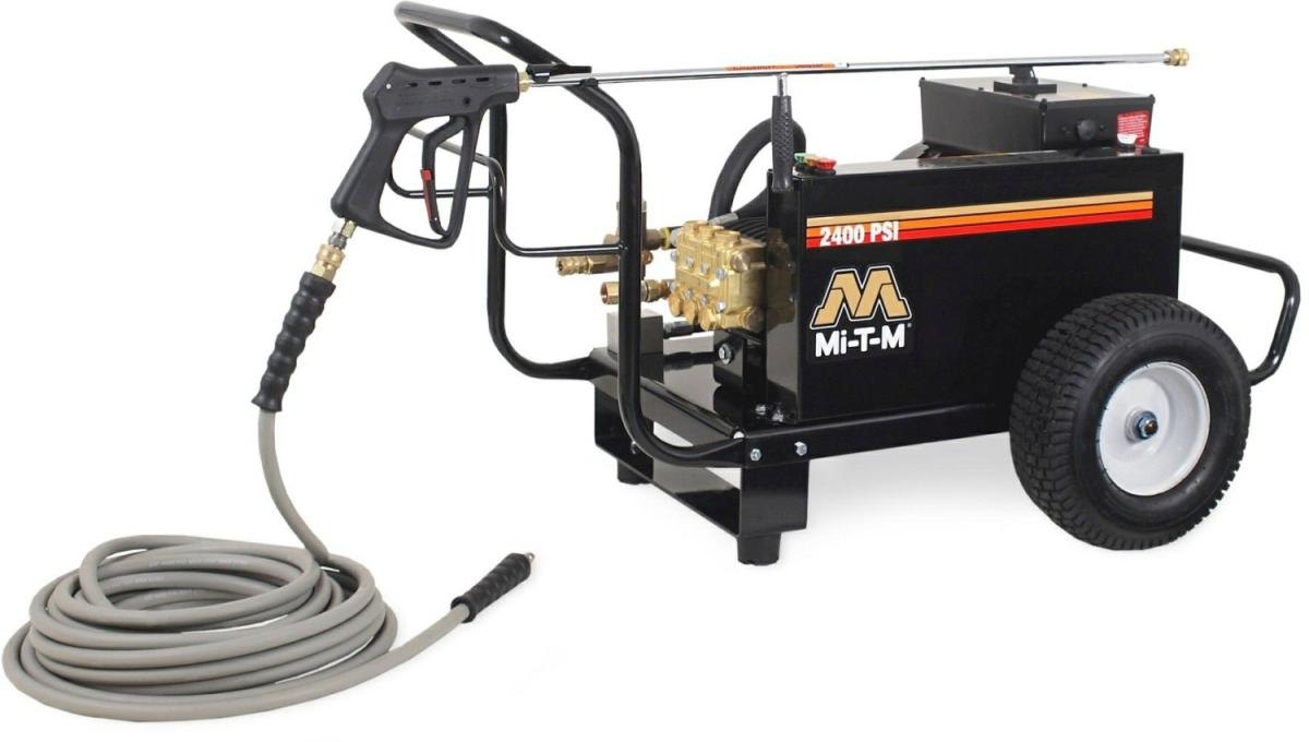 Cw-2405-4Me1 Cw Premium Series 2400 Psi Electric Belt Drive Cold Water Pressure Washer Outdoor Equipment