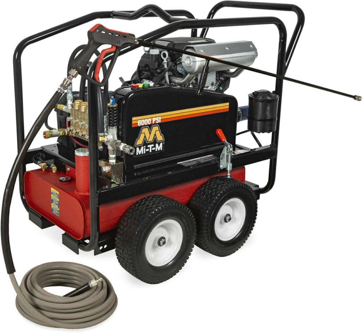 Cwc-6004-4Mgh Cwc Premium Series 6000 Psi Gasoline Belt Drive Cold Water Pressure Washer Outdoor Equipment