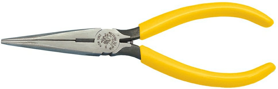 D203-7C 7″ Standard Long-Nose Pliers – Side-Cutting With Spring Hand Tools