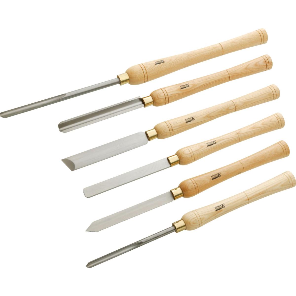 D2304 6 Pc. Deluxe Hss Lathe Chisel Set Chisels