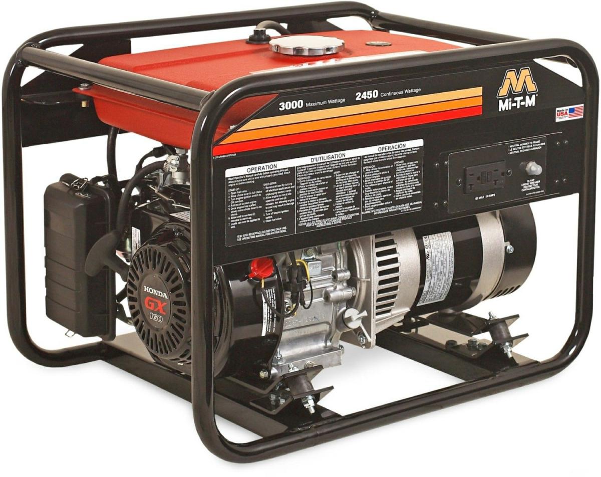 Gen-3000-1Mh0 3000-Watt Gasoline Portable Generator Generators