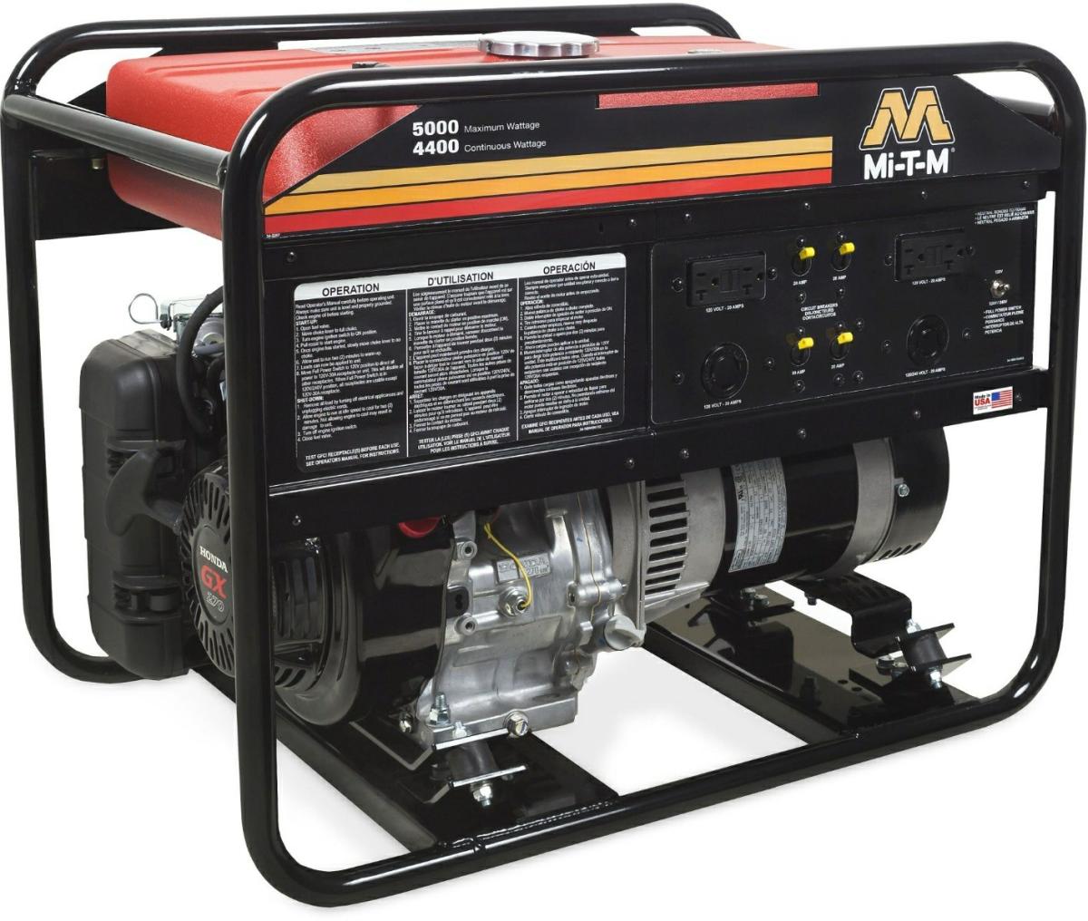 Gen-5000-0Mh0 5000-Watt Gasoline Portable Generator Generators