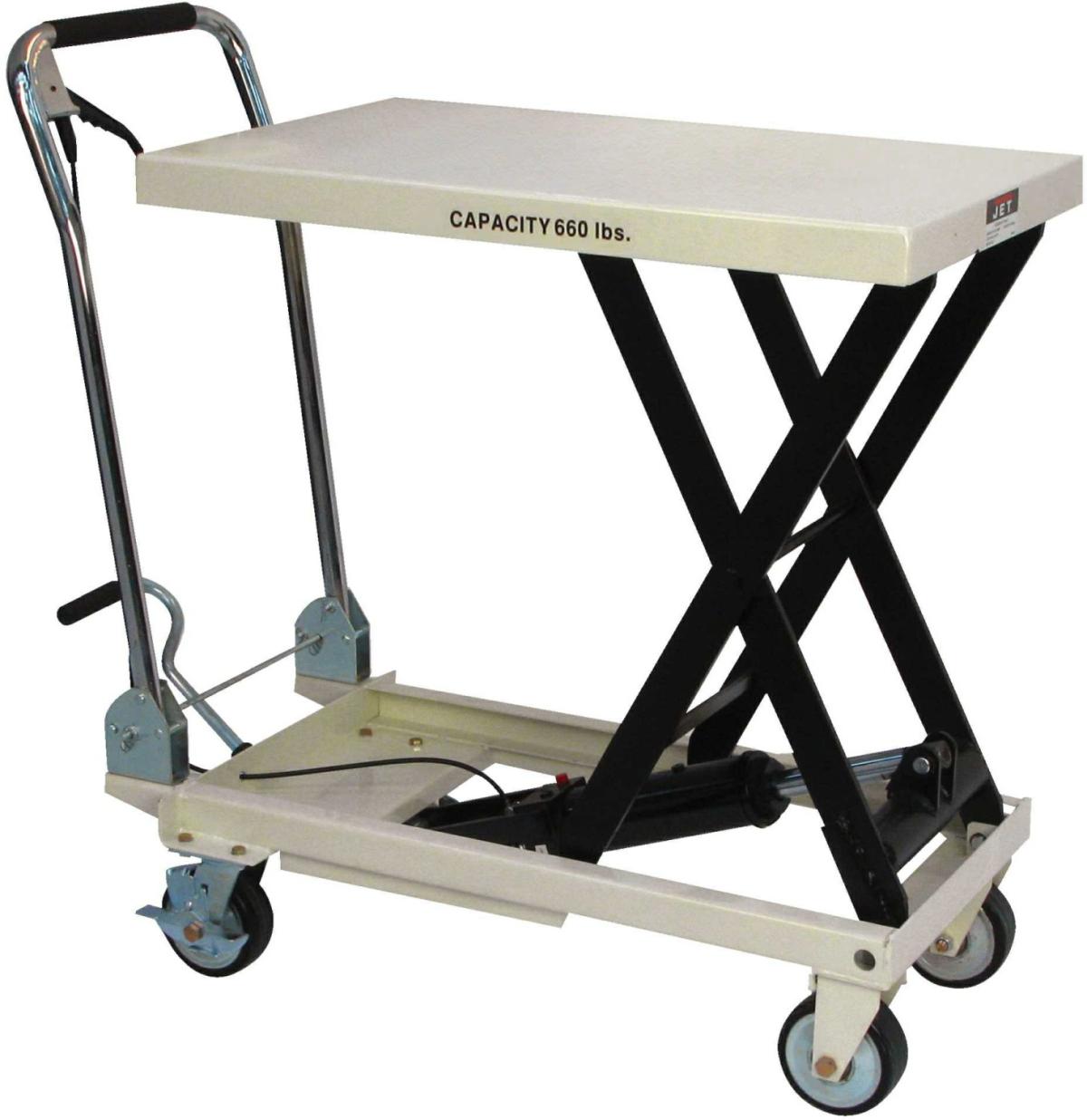 Jet 140777 Slt-660F, Scissor Lift Table With Folding Handle Carts & Dollies