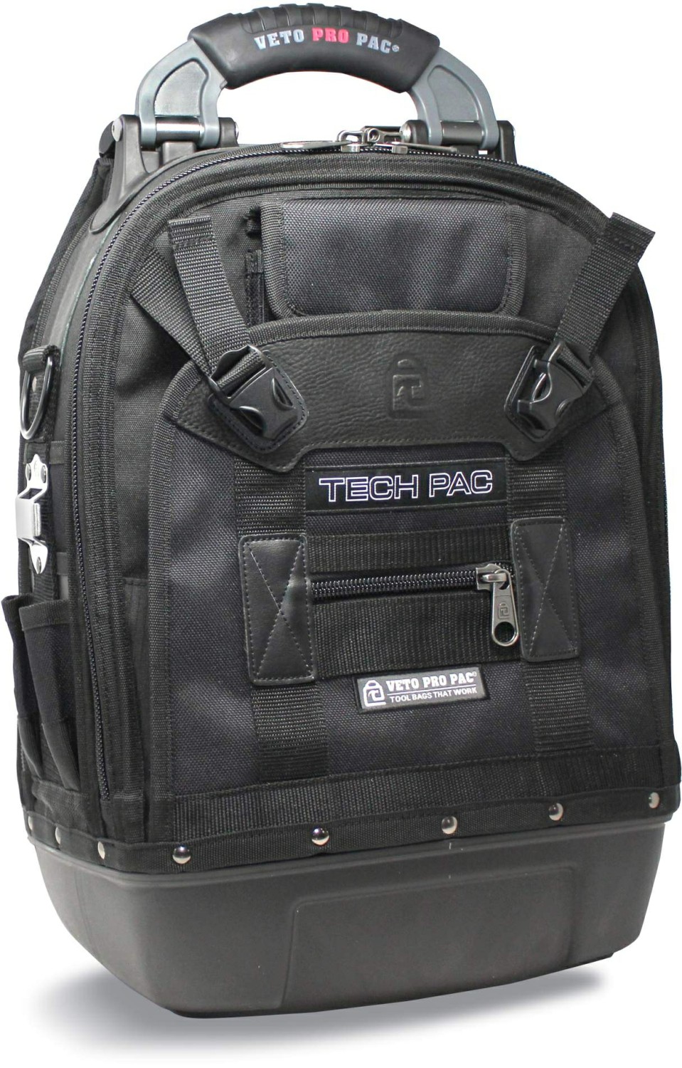 Tech Pac Black Large Sized Service Tech Tool Bag Tool Bags