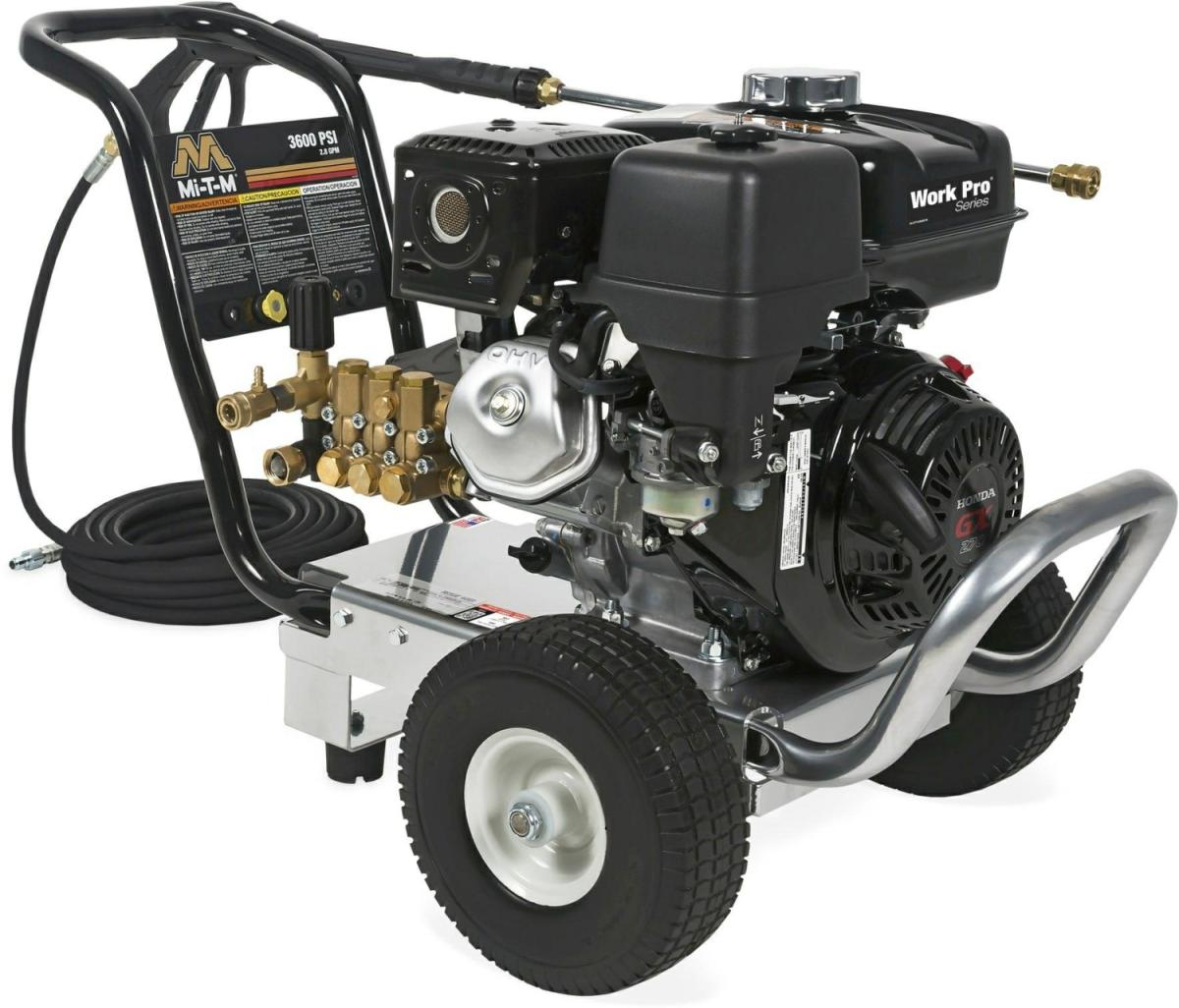 Wp-3600-0Mhb Work Pro Series 3600 Psi Gasoline Direct Drive Cold Water Pressure Washer Outdoor Equipment