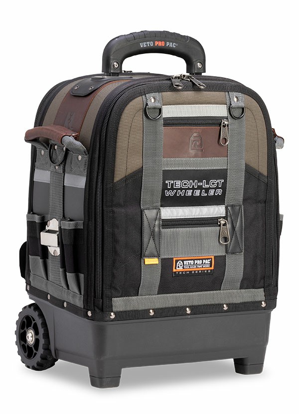 Tech Lct Wheeler Extra-Capacity Large Wheeled Tech Tool Bag Tool Bags