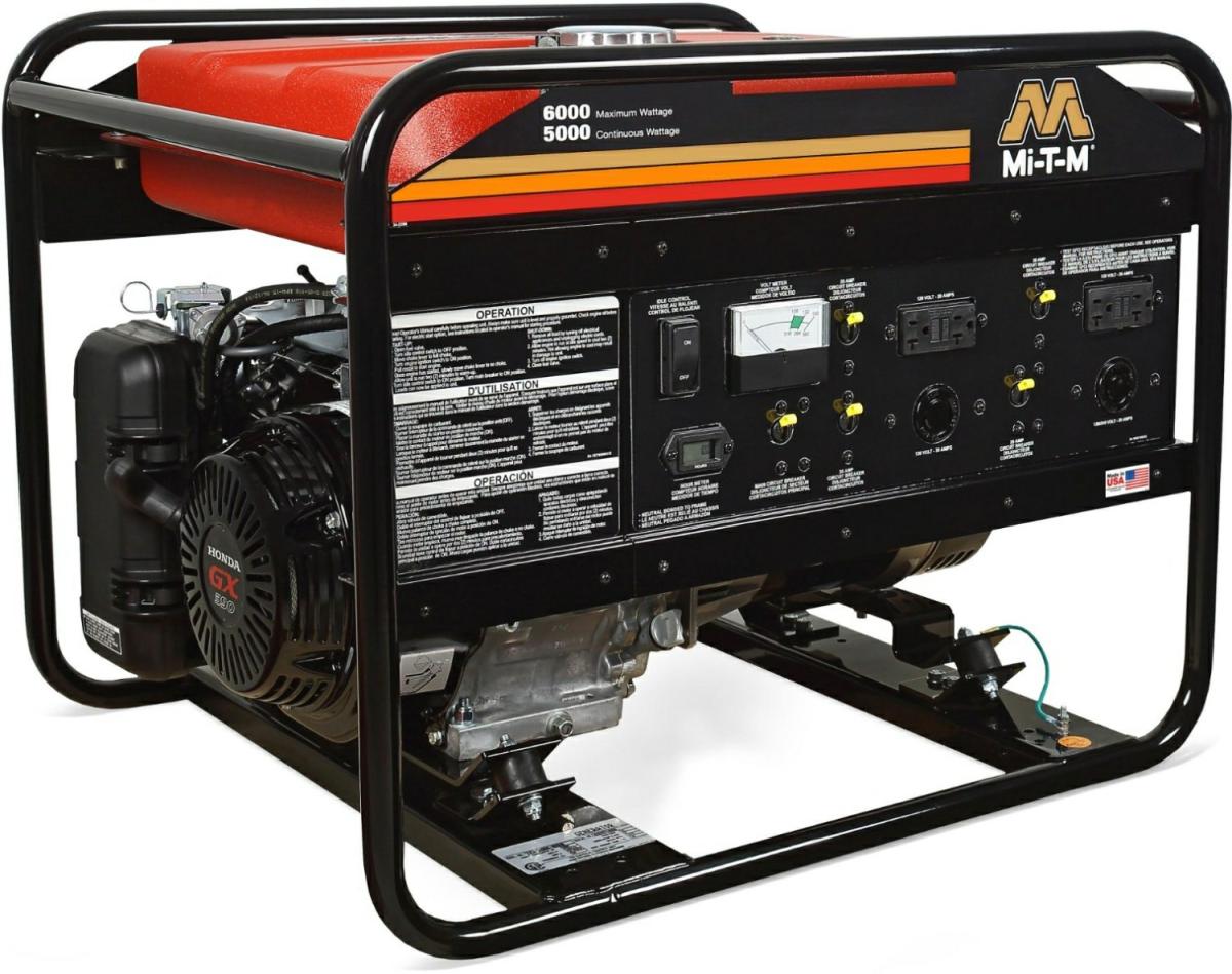 Gen-6000-0Mh0 6000-Watt Gasoline Portable Generator Generators